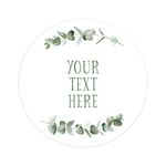 Personalised your text here wedding stickers | wedding labels | favor sticker | wedding favors thank you stickers | 35 round stickers (Enter text of your own)