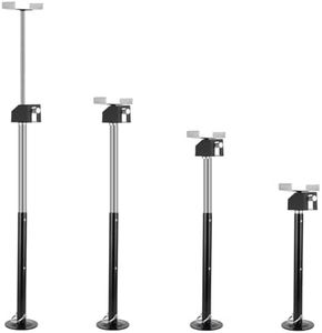 4 Pack RV Slide Out Support Jacks - Heavy-Duty Steel Construction, Supports Up to 10,000 Lbs, Adjustable Height from 21.06" to 34.25", Black Camper Support Jacks
