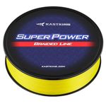 KastKing Superpower Braided Fishing Line, Yellow, 40LB, 150 Yds