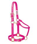 Weaver Leather Original Adjustable Nylon Horse Halter, Weanling/Pony, Diva Pink