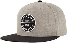 Brixton Men's Oath Iii Snapback Hat