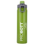 PROBOTT LITE SIP 1000ml Single Wall Stainless Steel Water Bottle Without Vacuum Tech, Green | Leak Proof |Wide Mouth for Easy Cleaning & Small Mouth for Sipping | Easy Grip, Travel Bottle, Trekking