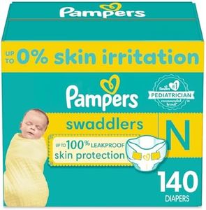Diapers Newborn/Size 0 (< 10 lb), 140 Count - Pampers Swaddlers Disposable Baby Diapers, Enormous Pack