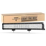 Auxbeam 20-Inch 126W Cree Flood and Spot Dual Row LED Light Bar Off Road Work Light