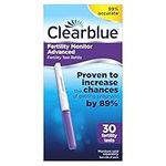 Clearblue Fertility Test Sticks, for use with Advanced Fertility Monitor, 30 Tests