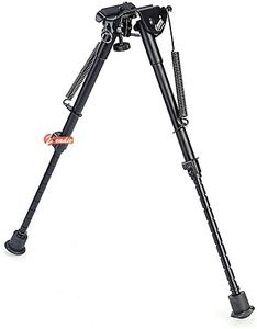 Zeadio Ajustable Bípode para Rifle Pistola de Aire (9-13 Pulgadas) [1 año de garantía], ZBP-F12