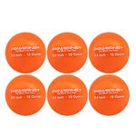 PowerNet 2.8" German Marquez Weighted Hitting Batting Training Balls (6 Pack) | 12 to 20 oz | Build Strength and Muscle | Improve Technique and Form | Baseball Size (18 Oz - Orange)