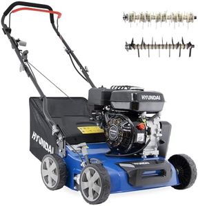 HYUNDAI Benzin Vertikutierer & Rasenlüfter SC4002G – 40 cm, 5.6 PS, 2-in-1 Funktion, 40L Fangkorb, für große Rasenflächen, gegen Moos und Rasenfilz