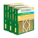 Filterbuy 20x20x5 Air Filter MERV 11 Allergen Defense (3-Pack), Pleated HVAC AC Furnace Air Filters Replacement for Amana, Coleman, Goodman, Payne, York, and More (Actual Size: 20.25 x 20.75 x 5.25)