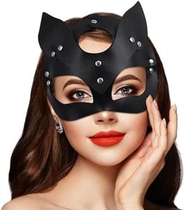 Takmor Cat woman Mask Cat Mask, Masquerade Mask for Women Halloween Mask Fox Mask for Cosplay Cocktail Valentine's Day