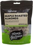 Honest to Goodness Maple Roasted Almonds, 200g - The wholesome delight, where crunchy almonds meet the sweet essence of maple syrup. Australian-grown.