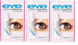 ClubBeauty Clear Tone Waterproof False Eyelashes Makeup Adhesive Eye Lash Glue set of 3