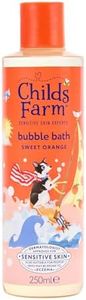 Childs Farm Kids Bubble Bath, Sweet Orange | Gently Cleanses & Soothes | Suitable for Dry, Sensitive Skin, 250ml
