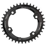 Wolf Tooth components, Elliptical 110 BCD GRX, Chainring, Teeth: 46, Speed: 10-12, BCD: 110, Bolts: 4, Front, 7075-T6