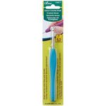 Clover Amour Crochet Hook, Metal, Blue, 4.5 mm