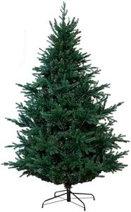 Christmas Tree World | 6ft Artificial Unlit Ultra Mountain Pine | Natural and Realistic Look with Bushy and Luxury Quality PVC Tips | Easy to Assemble and Take Down | 120cm Diameter