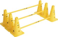 ND Sports Dog Agility Equipment Set Jump agility Training equipment for dogs - Ideal for Pet Agility, Set of 6 Cones, 3 Poles with carry Bags