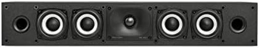 Polk Audio Monitor XT35 High-Resolution Center Channel Loudspeaker, Hi-Res Certified Performance Speaker, Low Profile, Dolby Atmos Certified & DTS:X Compatible, Black