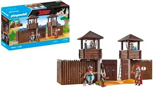 PLAYMOBIL Asterix 71542 Campamento Romano, emocionante Conquista del Campamento por los galos, Incluyendo poción mágica para Aumentar la Fuerza, detallados Juguetes para niños a Partir de 5 años