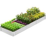 VELPAX Raised Garden Bed, Planter Raised Beds Boxes Outdoor, 365×120×30cm Large Metal Raised Garden Beds for Growing Outdoor Plants, Vegetables, Flowers and Herbs