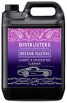 Dirtbusters Car Upholstery Carpet Cleaner Shampoo Solution For Interior Valeting, Clean, Remove Stain & Deodorise With Reactivating Odour Treatment (5L)