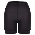 Dare 2b Ecliptic II' Lightweight Quick Drying Stretch Reflective Cycle Gel Pad Short Cycle Shorts - Black, X-Large