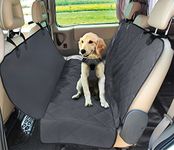 Best Pet Supplies Best Pet Supplies Water Resistant Back Seat Cover for Dogs with Protective Pouch | Nonslip Backseat Protector for Cars, SUVs & Trucks (Grey)