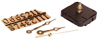 Walnut Hollow Clock 3-Piece Kit for 0.375-inch Surfaces