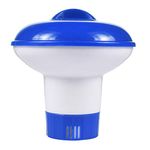 FGen Floating Dispenser for Swimming Pools, Jacuzzi and Chemicals, Chemical Products, Large Chlorine Dispenser for 200g Chlorine Tablets