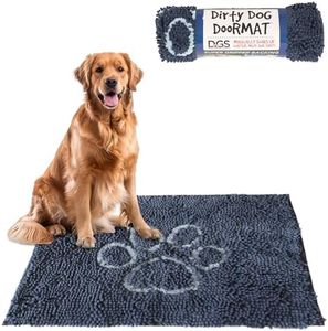 Dog Gone Smart Dirty Dog Doormat, Large, Misty Grey