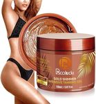 Golden Shimmer Tanning Accelerator Gel - Intensifies Natural Tan Under Sun/Beds | With Carrot Oil & 2% DHA | Water-Resistant | 5 Fl Oz
