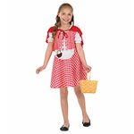 Fun Shack Girls Little Red Costume Kids Hooded Book Week Fancy Dress World Book Day Costume For Girls