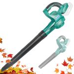 TEETOK Cordless Leaf Blower Compatible with Makita 18V Battery, 150 MPH & 130 CFM Electric Leaf Blower with 2 Detachable Tubes for Home Lawn Care Leaf Blowing, Garden Snow, Dust (Tool Only)