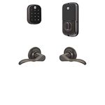 Yale Security B-YRD256-ZW-NW-0BP Yale Assure Lock SL with Z-Wave with Norwood Lever - Works with Ring Alarm, Smartthings, and Wink Smart Touchscreen Deadbolt with Matching, Oil-Rubbed Bronze