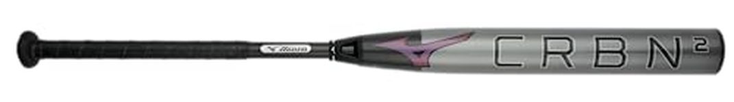 Mizuno CRBN2 - Fastpitch Softball Bat (-9) | Womens Composite Fast Pitch BAT | Charcoal-Black | 24oz | 32 INCHES (3200)