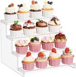 Lifewit 4 Tier Clear Cupcake Stand,