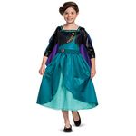 Anna Costume for Girls, Official Disney Frozen 2 Classic Dress and Cape Outfit, Child Size Small (4-6x)