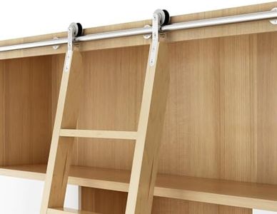 DIYHD 13Ft Stainless Steel Sliding Library Ladder Hardware 13Ft Ladder Kit