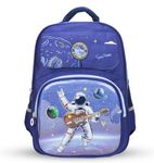 ADSON 4D Hello Kitty|Space Astronaut Hard Shell Kawaii Travel School Bag|Backpack for Girls & Boys Aesthetics Large 16 Inches Casual Day Pack Cartoon Bookbag Rucksack (Space Astronaut Blue)