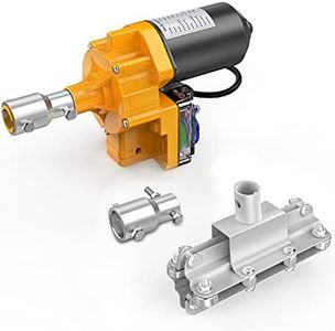 [Upgraded] DC 24v 100W Greenhouse Film Roll Up Motor and Greenhouse Climbing Device for Greenhouse Shading Ventilation, Black- Orange