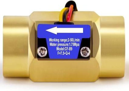 Digiten G3/4" Female Thread Water Flow Hall Sensor Switch Flowmeter Counter 2-50L/min