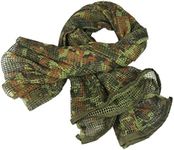 WarmHeartting Tactical Scarf Mesh Net Sniper Veil for Hunting Wild Photography 180x80cm Camouflage Color