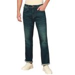 Wrangler Men's Relaxed High Rise Jeans (WMJN005381_Blue Mid Wash_32)