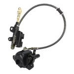 GOOFIT Rear Brake Master Cylinder Caliper Assembly for 50cc 70cc 90cc 110cc 125cc Chinese ATV Quad Scooter