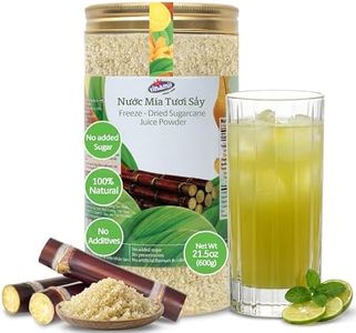 Vinamit Freeze-Dried Sugarcane Juice Powder | Naturally Sweet 100% | 21.2 oz Resealable Can | Rich in Minerals & Electrolytes | Perfect for Smoothies, Gifts, Coffee, Baking, Cooking & Drinks