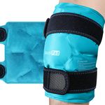 SuzziPad Knee Ice Pack Wrap for Knee Pain Relief, Gel Ice Packs for Injuries Reusable with Cold Compress Therapy, Ice Wraps for Knee Replacement, Meniscus Tear and ACL, Knee Surgery