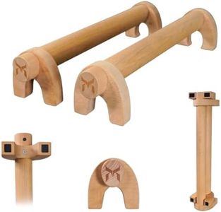 Kensui YinYang MAX XL Magnetic Wooden Push Up Bars for Calisthenics, Pair
