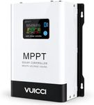 VUICCI 100A MPPT Solar Charge Controller, 12V/24V/48V, 145V Max PV Input