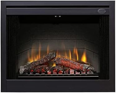 Dimplex BF Series 33" Deluxe Built-in Electric Firebox (Model: BF33DXP), 9220/7170/4915 BTU, 240/208/120 Volt, 2700/2100/1440 Watt, Black