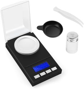 VFANDV 0.001g/50g Bilancia di Precisione, Mini Bilancia Tascabile Portatile Bilancino per Gioielli con Display LCD Precisione Bilancia Milligrammi Digitale per Cucina Cucinare, Caffè, Farmaci